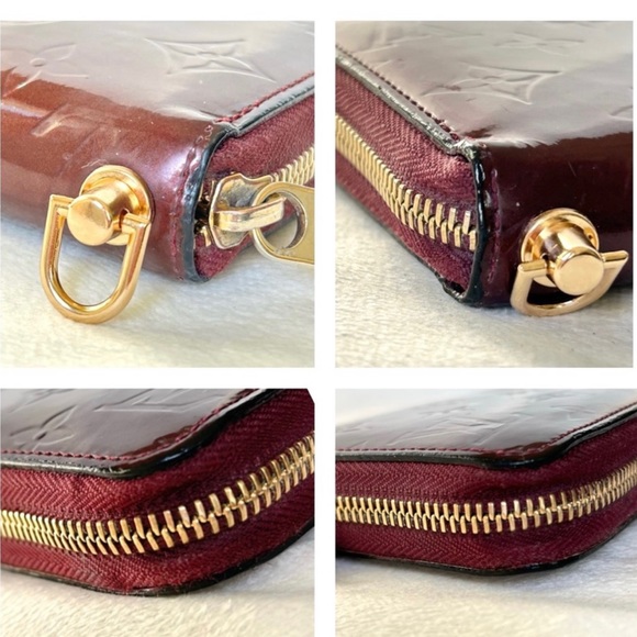 ♥️Authentic Louis Vuitton Vernis Zippy Long Wallet, converted into cross body - Picture 6 of 11